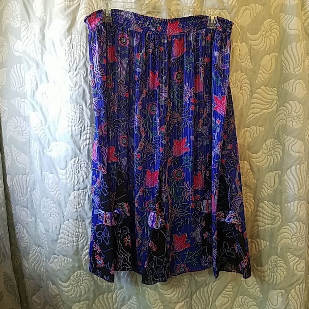Vintage Mosaic georgette two piece dress - Picture 2 of 11
